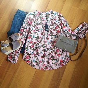 Kut from the Kloth Women's Button Down Blouse, Med